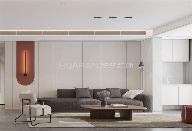 尊龙人生就是博d88，【效果图】品味紫园140㎡现代风格装修效果图